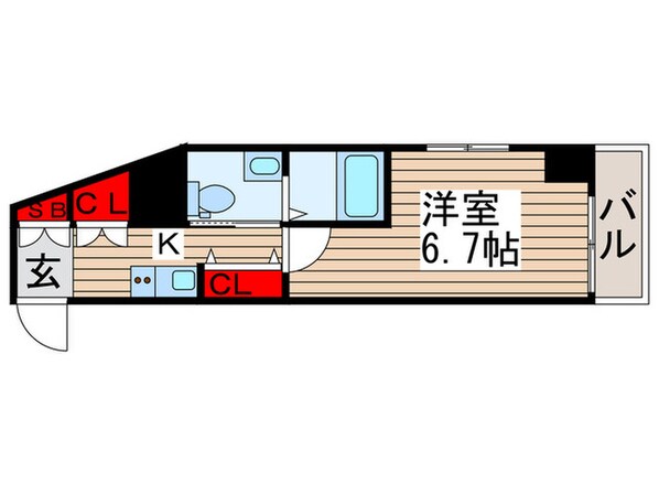 ラヴィエント南千住Ⅴの物件間取画像